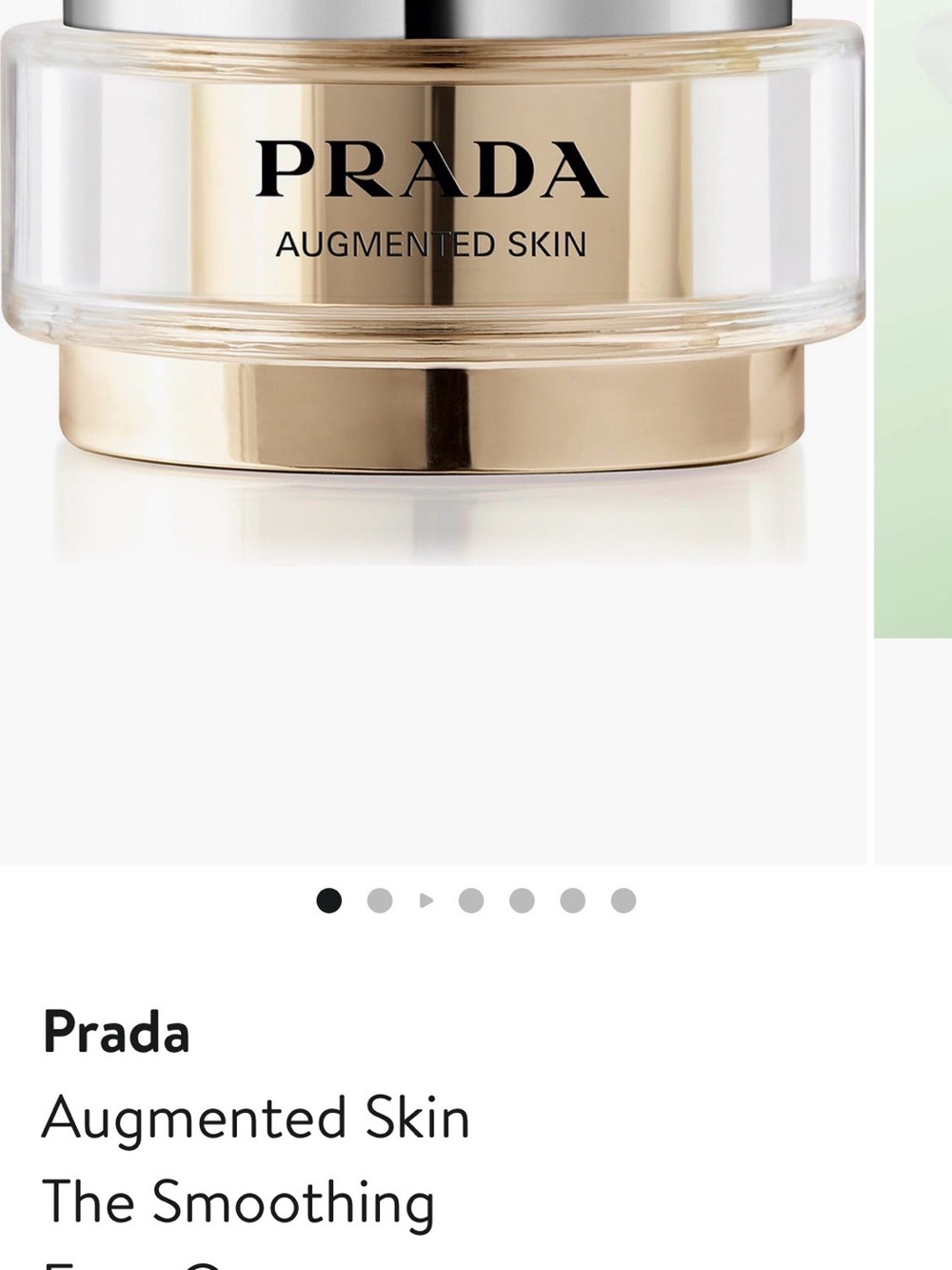 Prada Augmented Skin The Smoothing Face Cream Travel Size 15ml (Value $97) - Picture 3 of 5